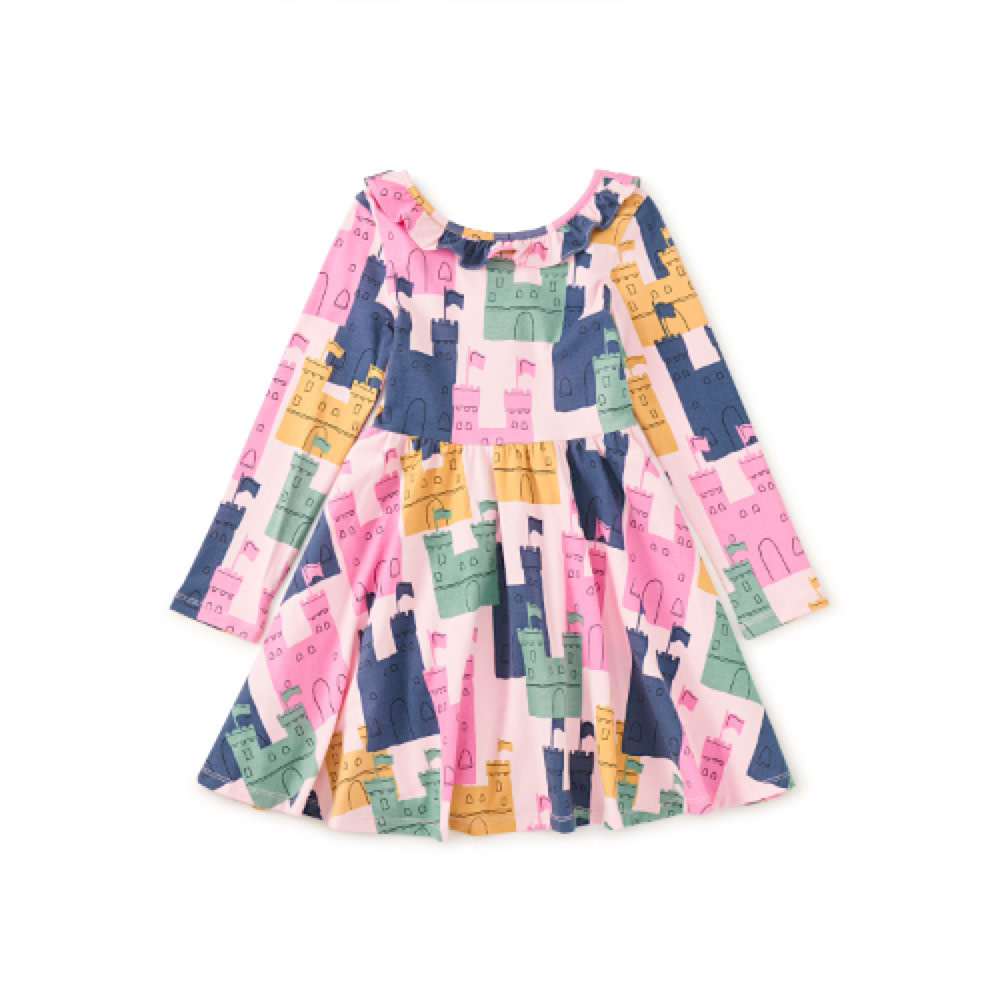Tea Collection Ruffle Collar Ballet Dress - Dover Castles
