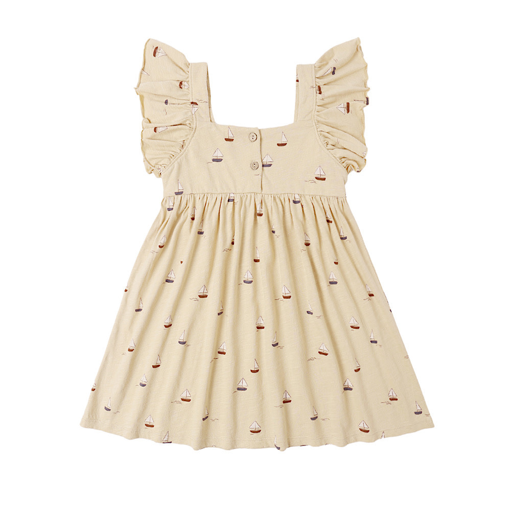 Rylee + Cru Mariposa Dress - Sailboat  Sand
