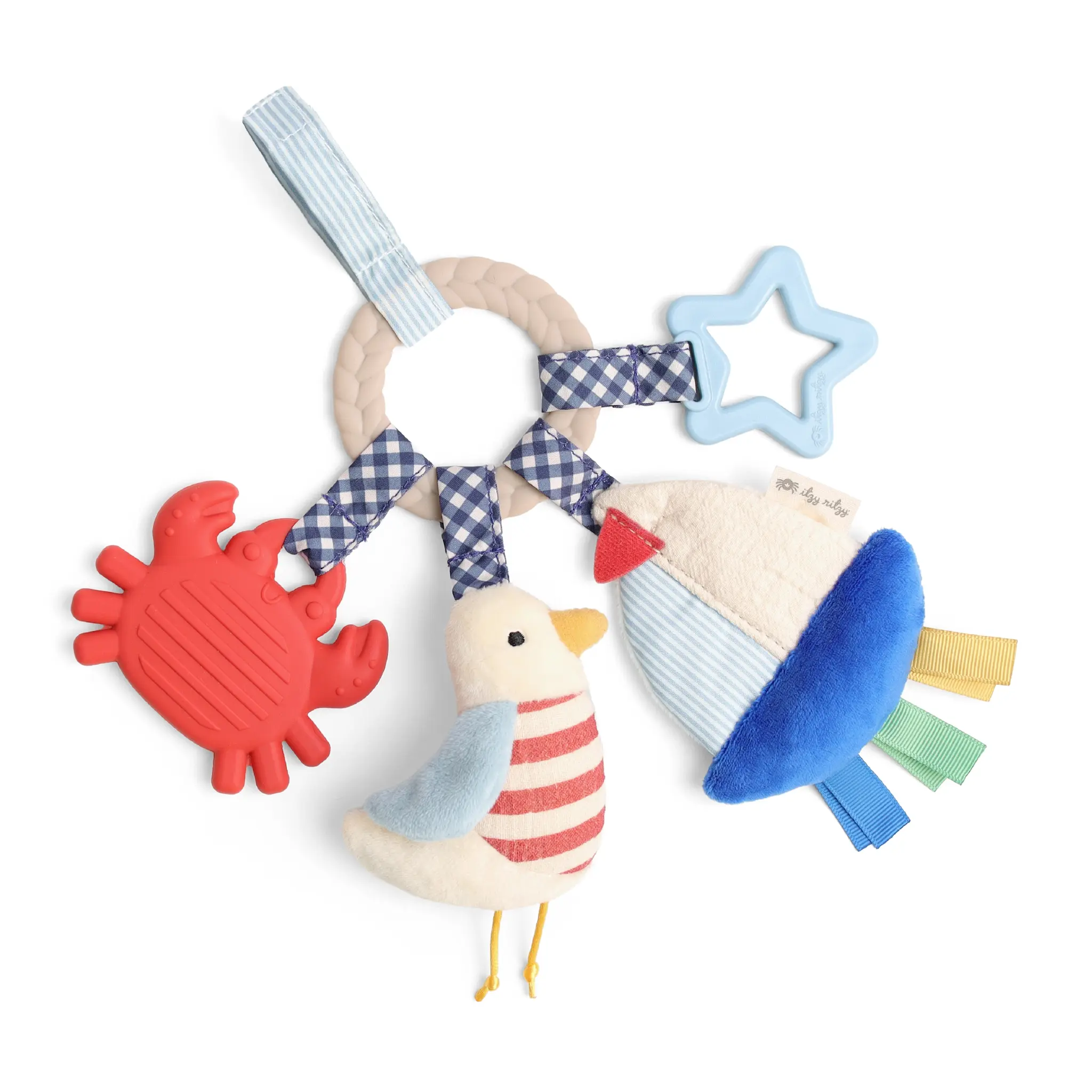 Itzy Ritzy Itzy Ritzy Bitzy Busy Ring - Nautical
