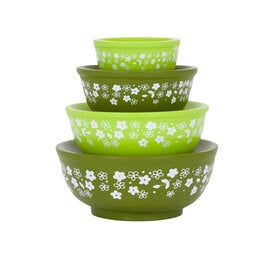  Mini Pyrex Stackable Mixing Bowls - Spring Blossom