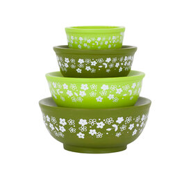  Mini Pyrex Stackable Mixing Bowls - Spring Blossom1979