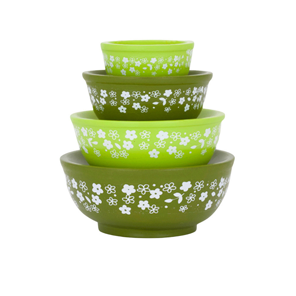  Mini Pyrex Stackable Mixing Bowls - Spring Blossom