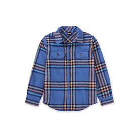 Tea Collection Tea Collection Flannel Button Up Shirt - Bleu Plaid