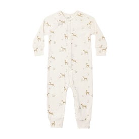 Rylee + Cru LLC Rylee + Cru Organic Pajama Long John - Fawns