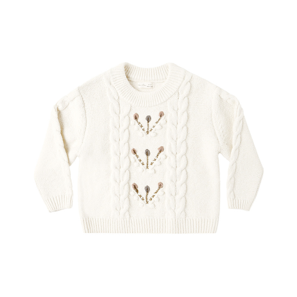 Rylee + Cru LLC Rylee + Cru Reagan Sweater - Natural