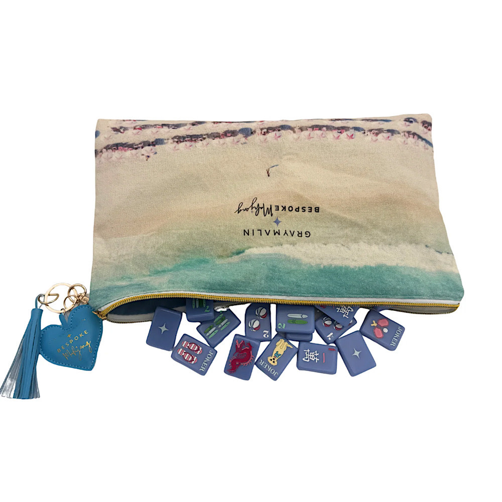 Bespoke Mahjong x Gray Malin Beach Club Tile Bag - Traditional Size