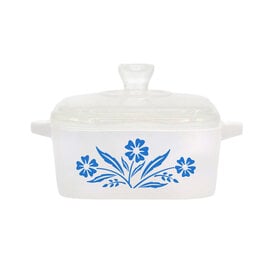 CorningWare Casserole Trinket Box - Cornflower