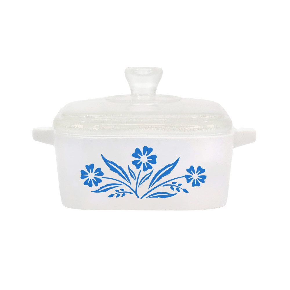 CorningWare Casserole Trinket Box - Cornflower