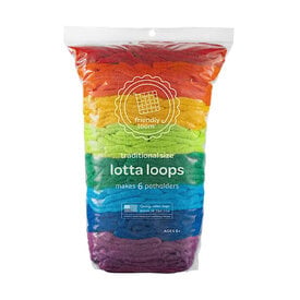  Friendly Loom Lotta Loops - Traditional Pack - Rainbow