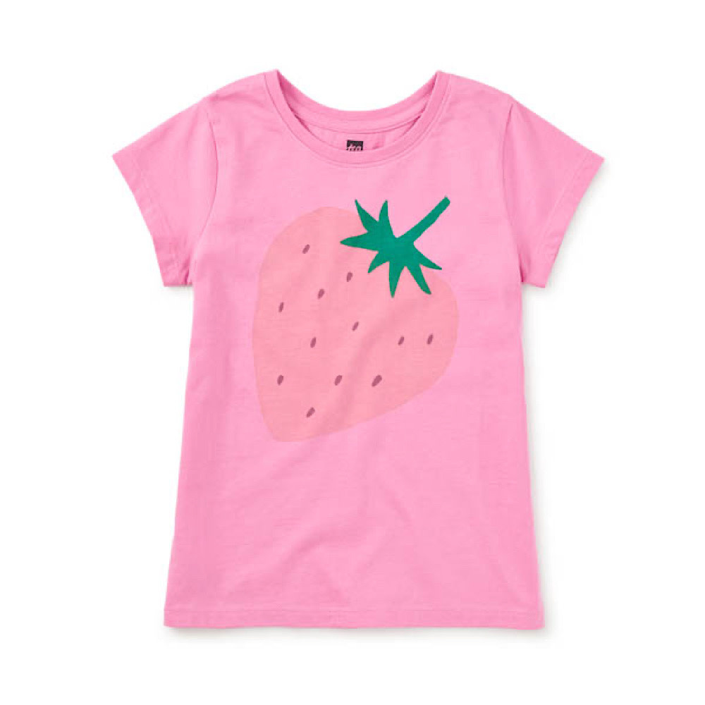 Tea Collection Fiesta Fresa Graphic Tee - Perennial Pink