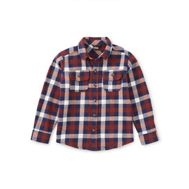 Tea Collection Tea Collection Flannel Button Up Shirt - Cottage Hearth Plaid