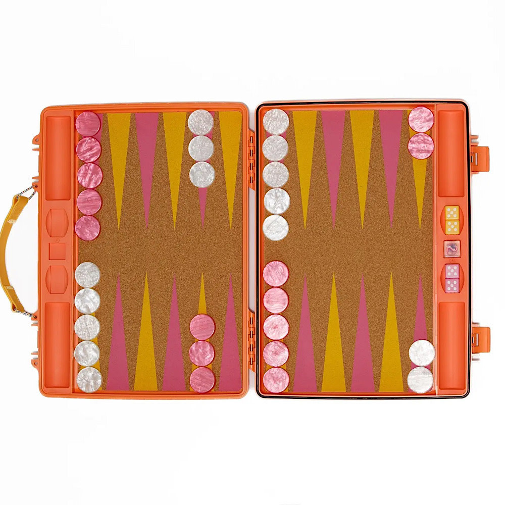  Gammn Backgammon Board - Coral