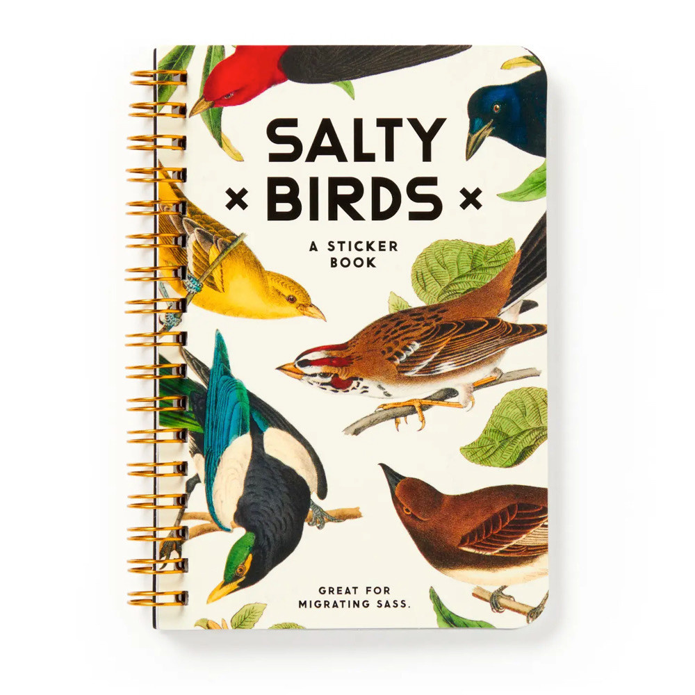 Chronicle Brass Monkey Salty Birds Sticker Book