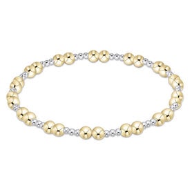 ENewton Enewton Classic Mixed Metal Pattern Bracelet - Together - 4mm