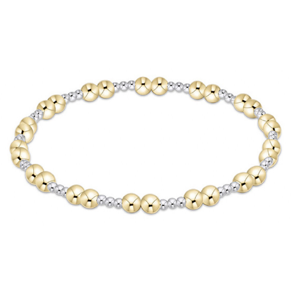 Enewton Classic Mixed Metal Pattern Bracelet - Together - 4mm