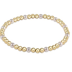 ENewton ENewton Egirl - Gold Pearl Pattern Bracelet - Sincerity - 3mm