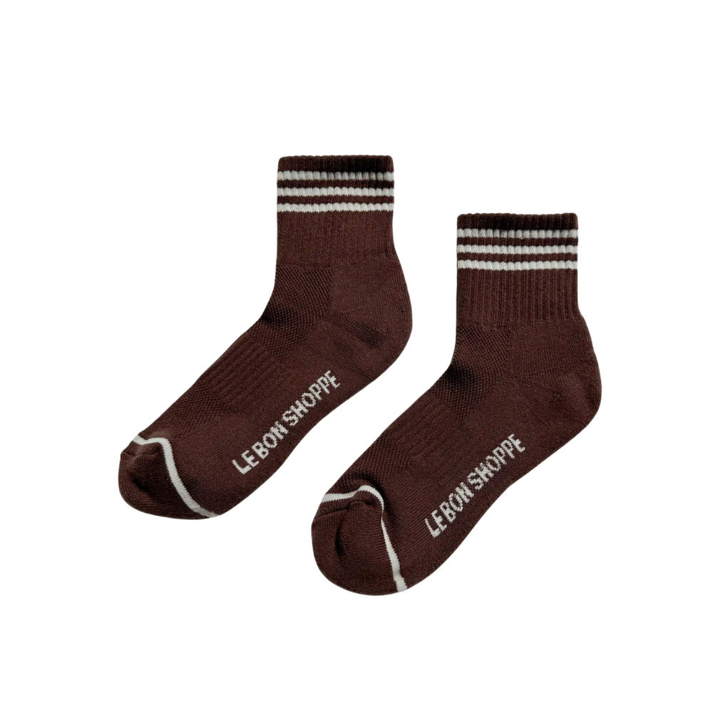 Le Bon Shoppe Le Bon Shoppe Girlfriend Socks - Mahogany