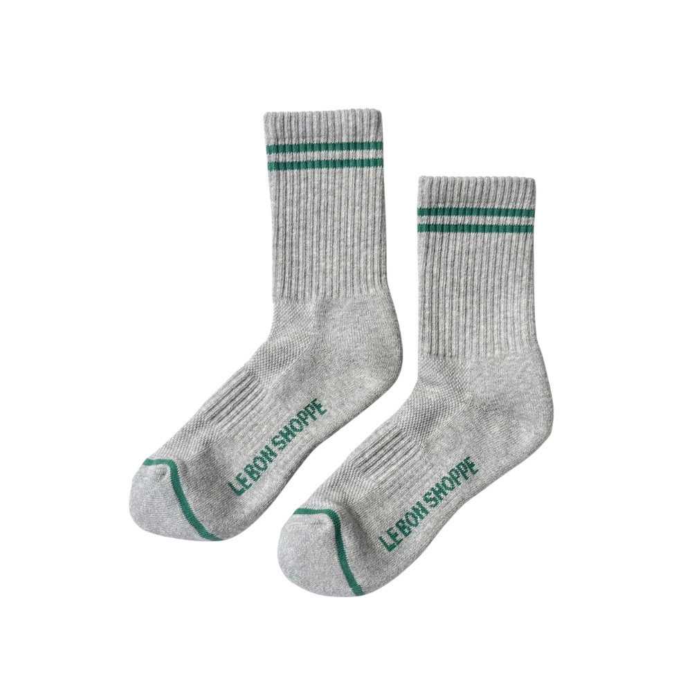 Le Bon Shoppe Le Bon Shoppe Boyfriend Socks - Light Grey