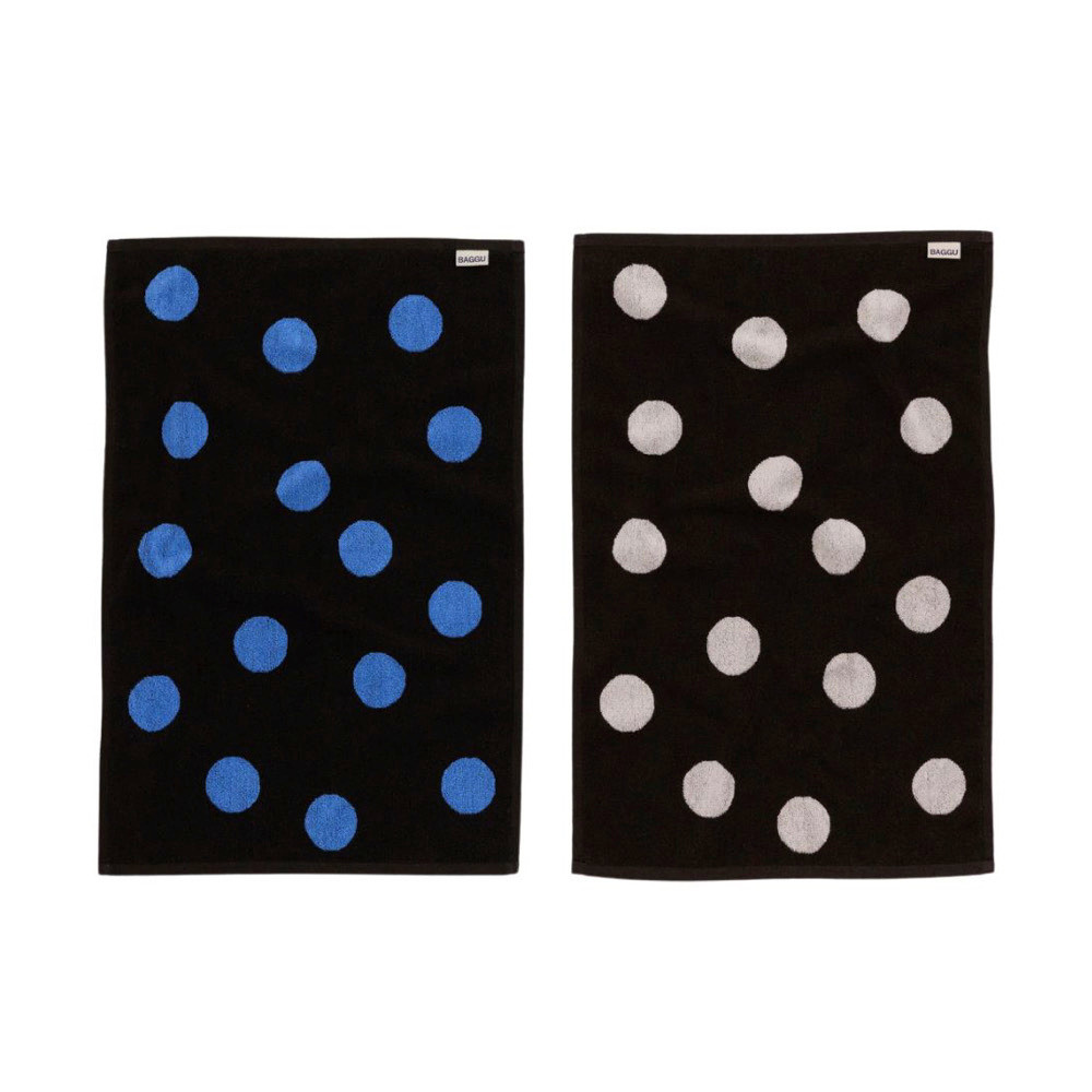 Baggu Hand Towel Set of 2 - Polka Dot Mix
