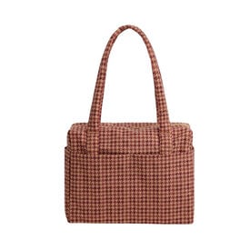 Baggu Baggu Small Cloud Carry On - Tan Houndstooth