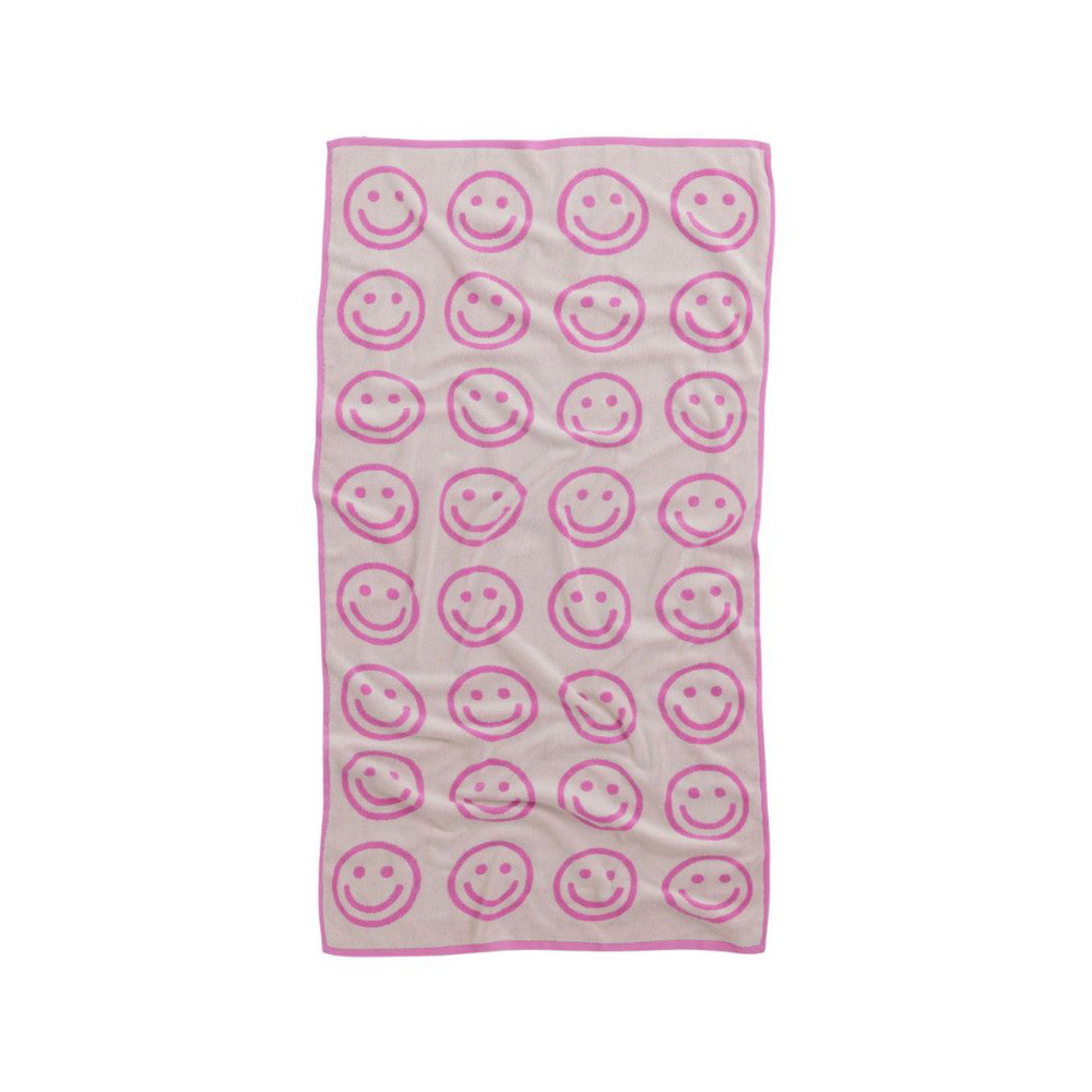 Baggu Bath Towel - Happy Pink