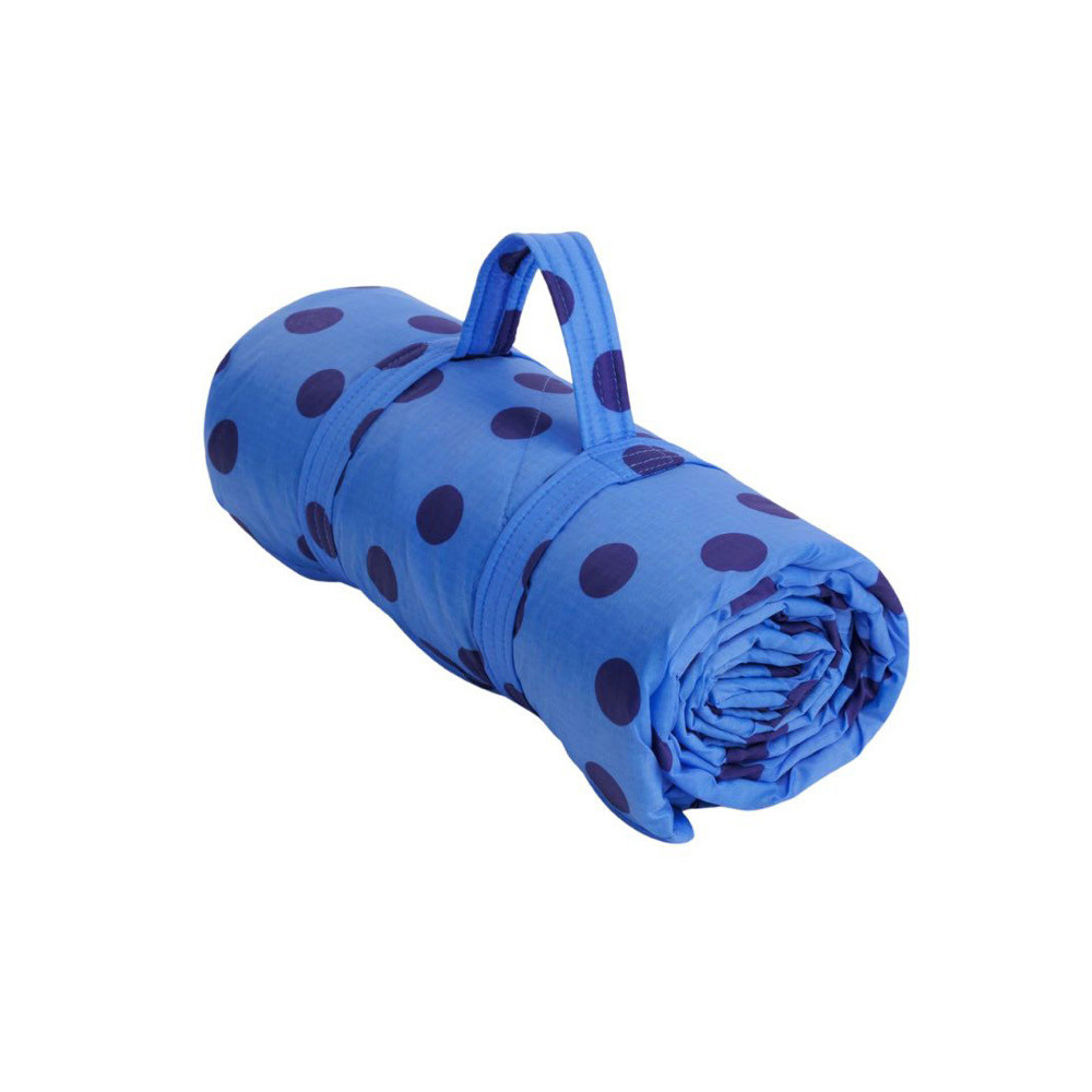 Baggu Baggu Puffy Picnic Blanket - Blue Polka Dot