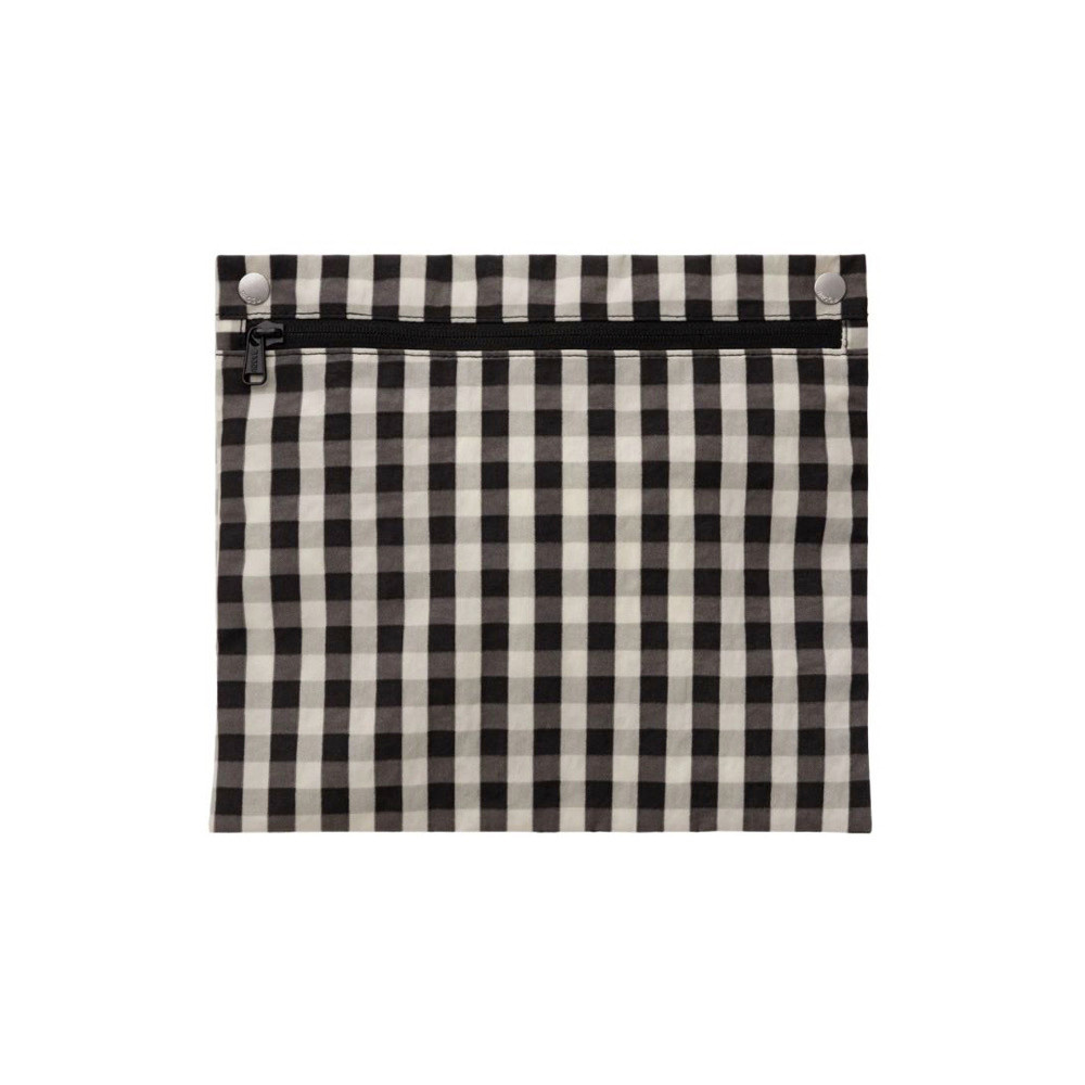 Baggu Cloud Carry On - Black & Cream Gingham
