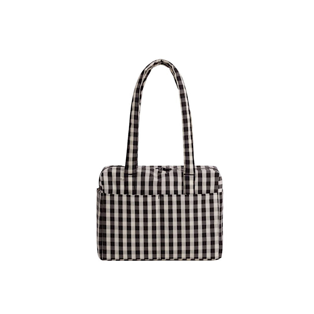 Baggu Baggu Everyday Cloud Bag - Black and Cream Gingham