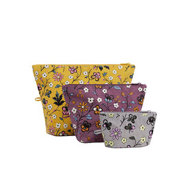 Baggu Baggu Go Pouch Set of 3 - Wildwood Mix