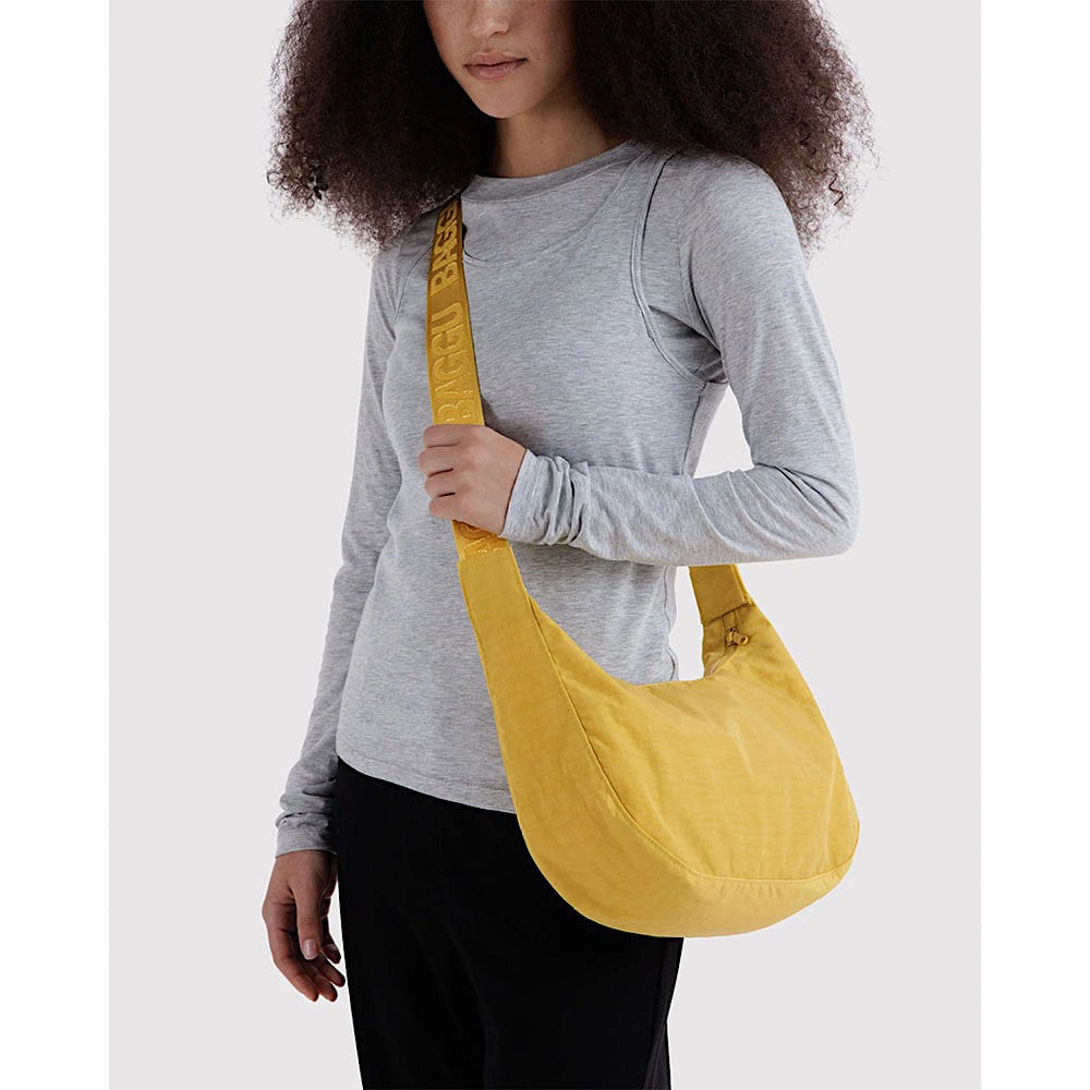 Baggu Medium Nylon Crescent Bag - Sunflower