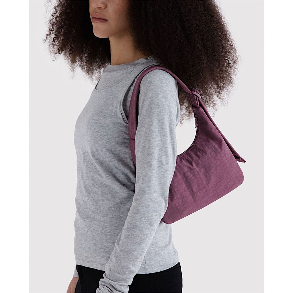Baggu Mini Nylon Shoulder Bag - Wild Plum