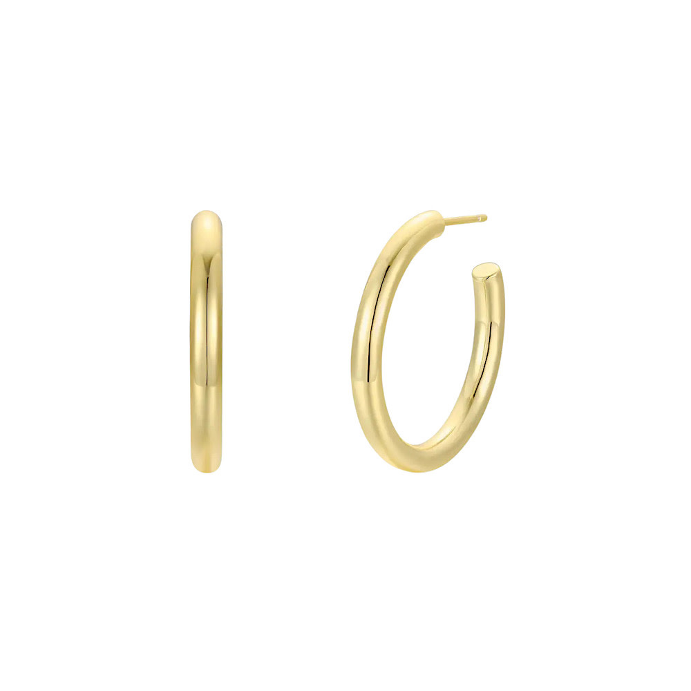 JaxKelly Everyday Hoop Earrings - Gold
