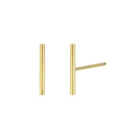 JaxKelly JaxKelly Minimalist Bar Earrings - Gold