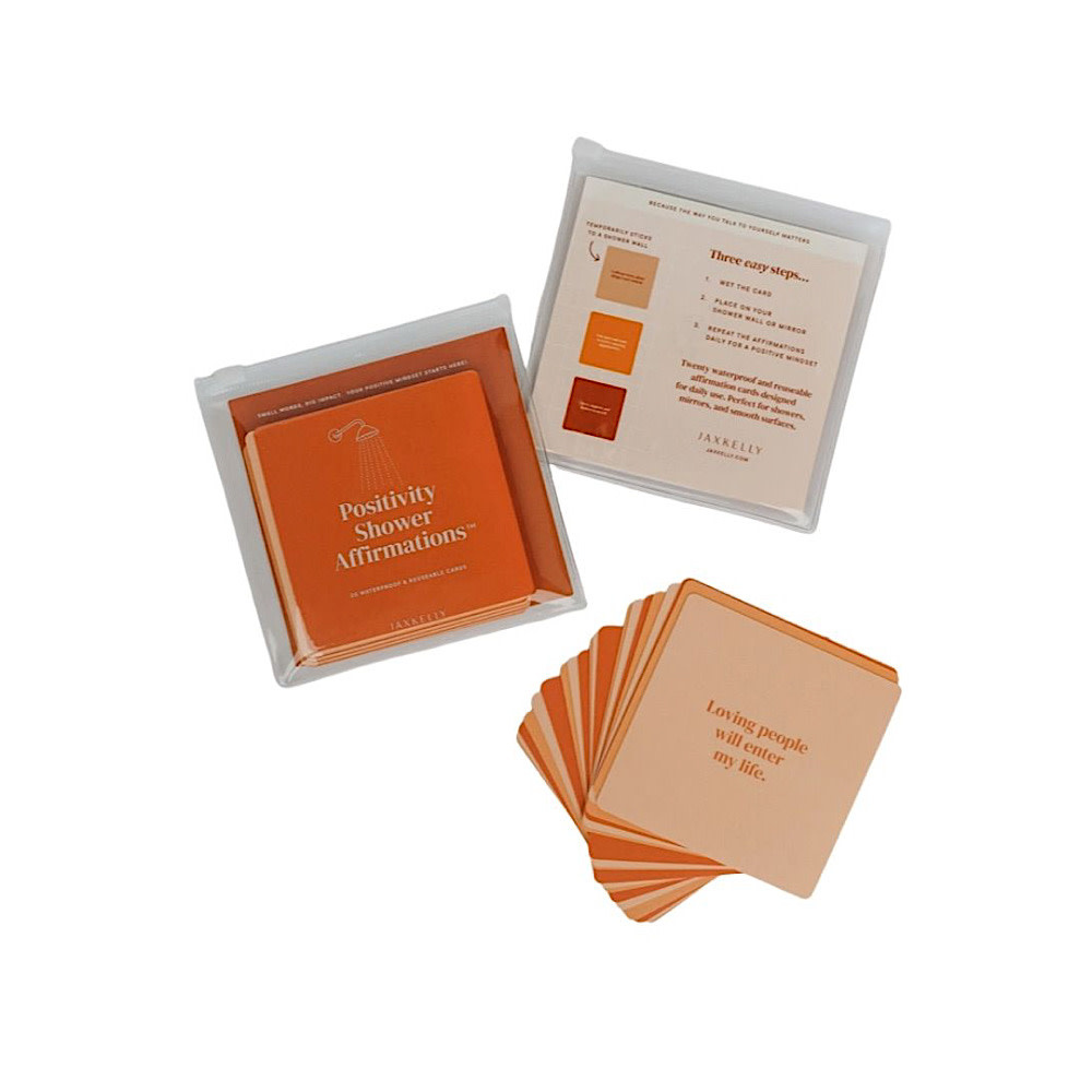 JaxKelly Shower Affirmation Cards - Positivity
