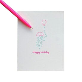 Albertine Press Albertine Press Jellyfish Birthday Card