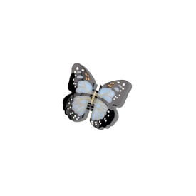 Solar Eclipse Solar Eclipse Mini Claw Hair Clip - Baby Blue Monarch Butterfly