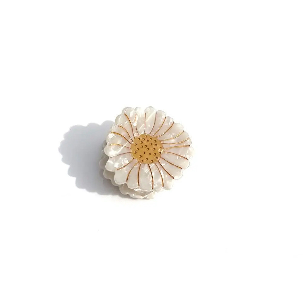 Solar Eclipse Mini Claw Hair Clip - Daisy
