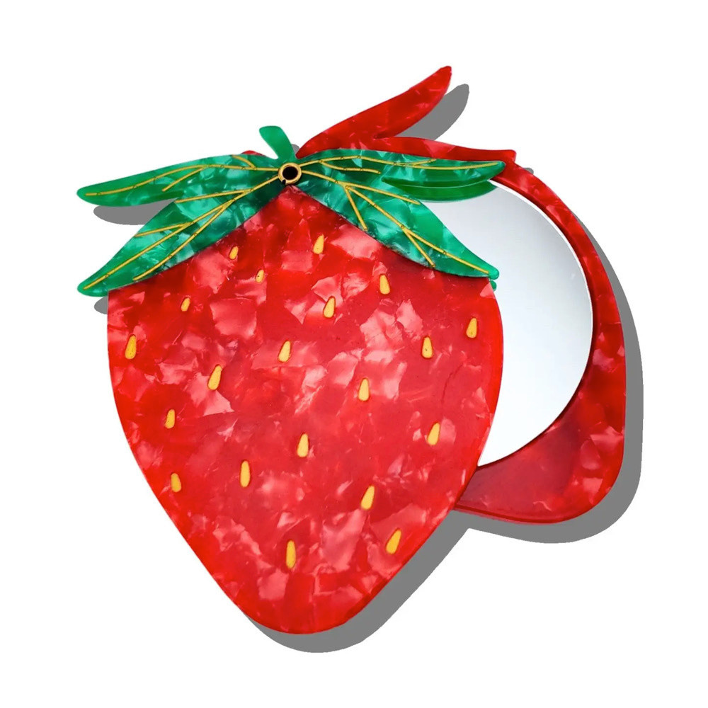 Solar Eclipse Solar Eclipse Mirror Compact - Strawberry