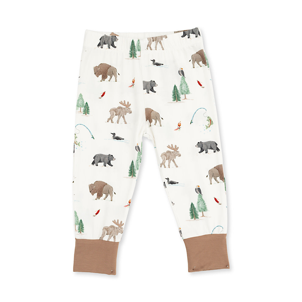 Angel Dear Long Sleeve Loungewear Set - Northern Woodland Animals