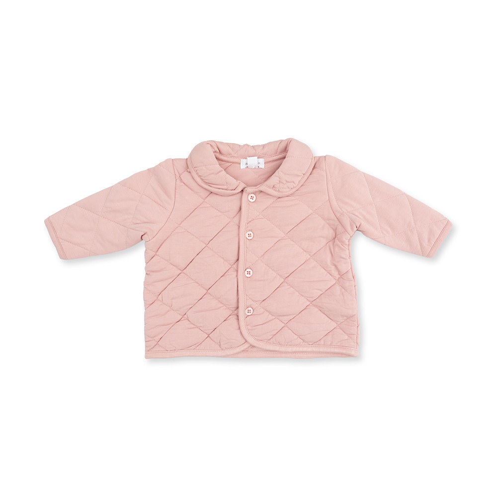 Angel Dear Angel Dear Quilted Jacket - Solid Mellow Rose