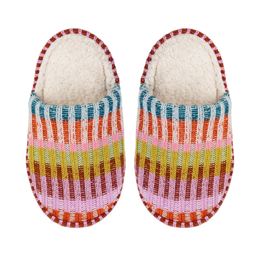 VERLOOP Mosaic Slide Slippers - Rust Lilac