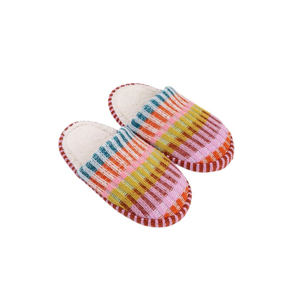VERLOOP Mosaic Slide Slippers - Rust Lilac