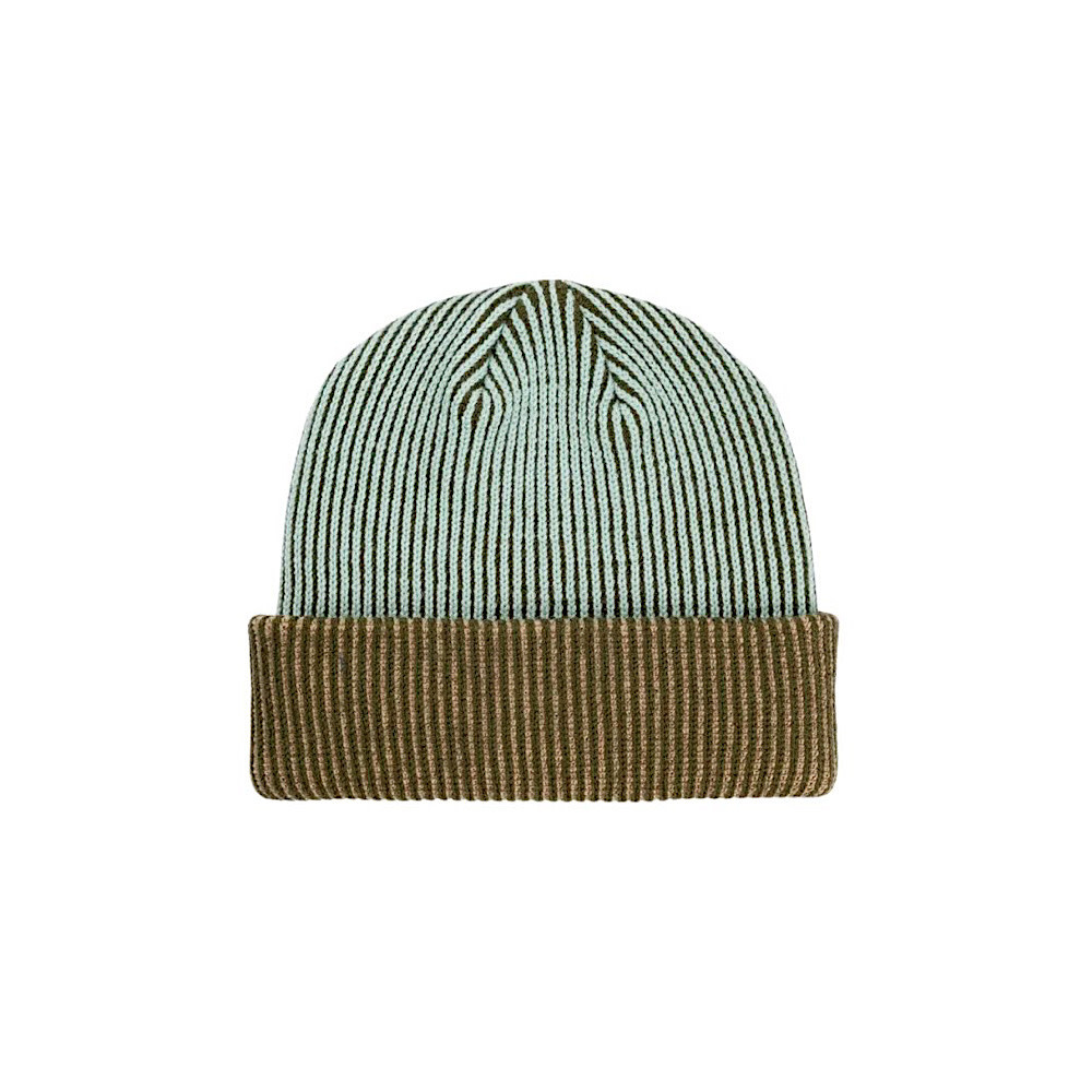 VERLOOP Pinstripe Plush Beanie - Moss