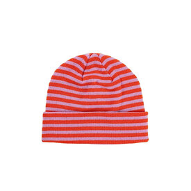 VERLOOP VERLOOP Simple Stripe Knit Beanie - Poppy Lilac