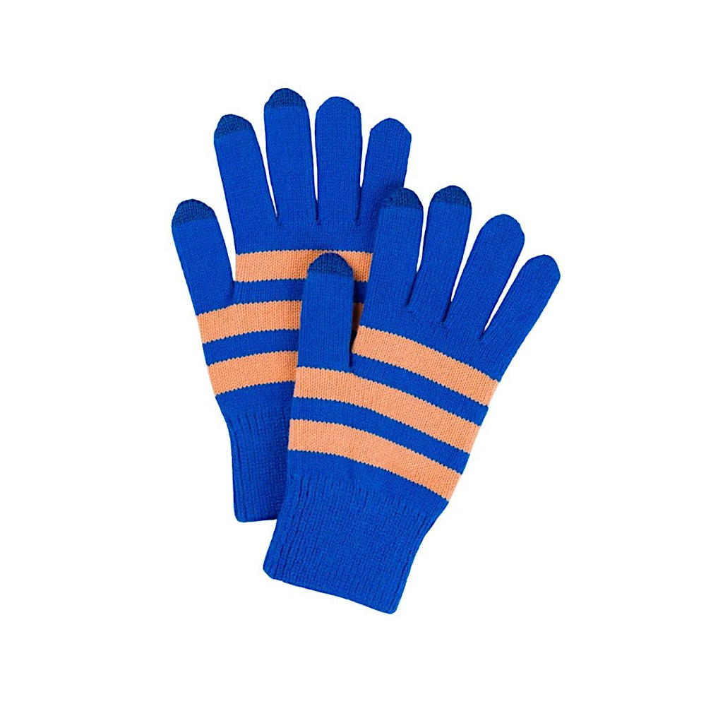 VERLOOP VERLOOP Stripe Touchscreen Gloves - Peach Cobalt
