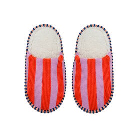 VERLOOP VERLOOP Super Stripe Slide Slippers - Poppy Lilac