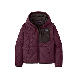 Patagonia Patagonia Women's Diamond Quilted Bomber Hoody - Berry Fig