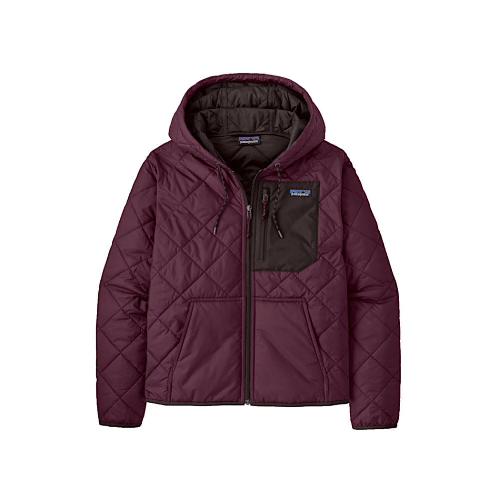 Patagonia Patagonia Women's Diamond Quilted Bomber Hoody - Berry Fig