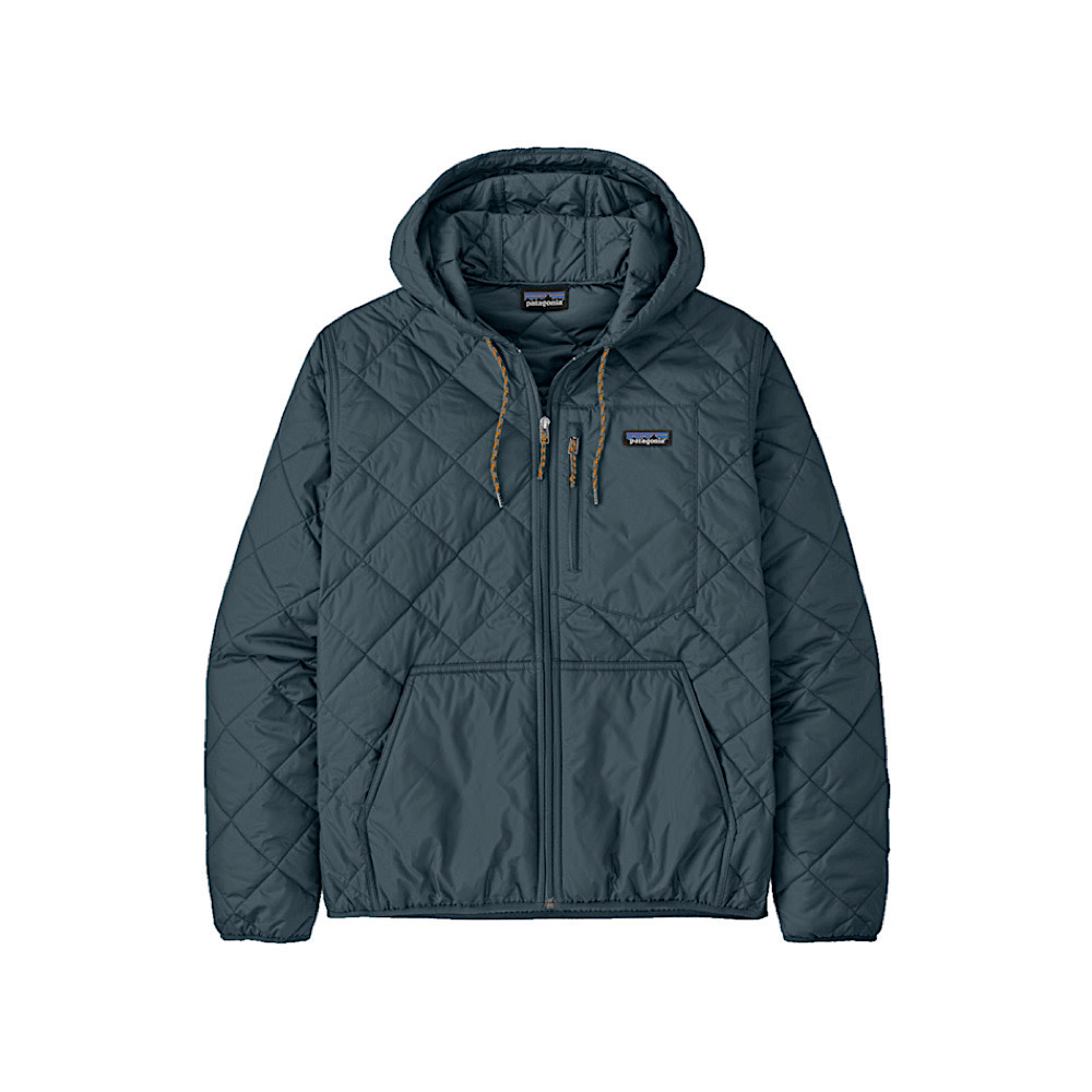 Patagonia Men's Diamond Quilted Bomber Hoody - Summit Blue