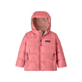 Patagonia Patagonia Baby Hi-Loft Down Sweater Hoody - Pickled Pink